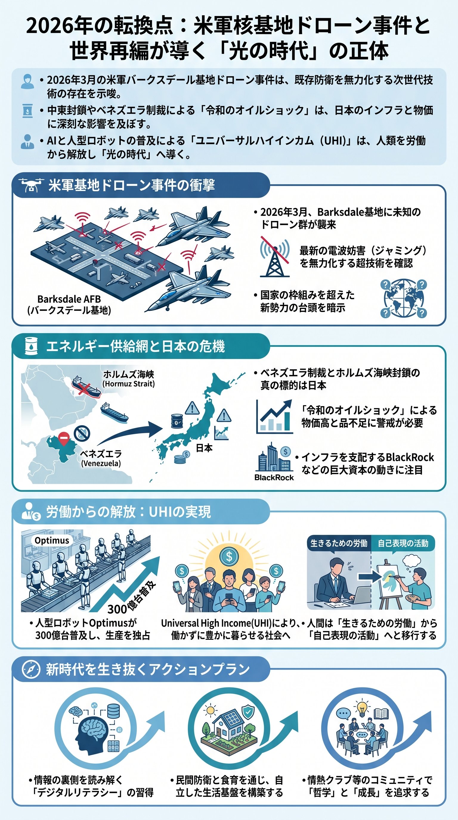 2026年予言とUHIが示す人類の未来を関暁夫が要約 - 1分でわかるスライド要約 (manabi)
