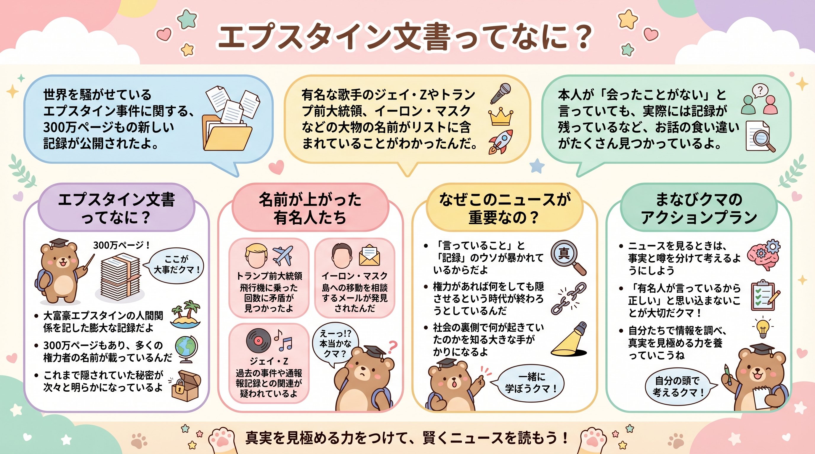 エプスタイン文書ってなに？ - まとめ図解要約 (manabi)