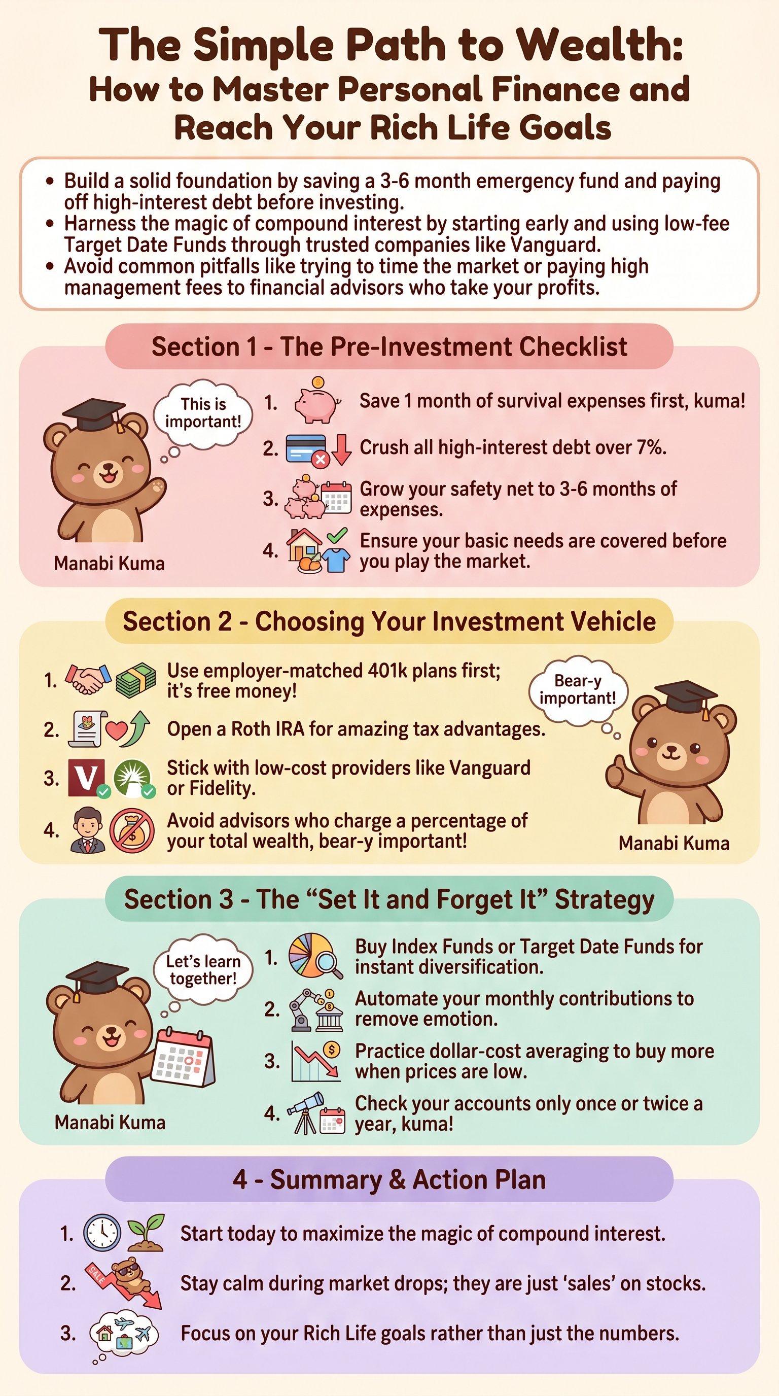 The Simple Path to Wealth: How to Master Personal Finance and Reach Your Rich Life Goals - 1分でわかるスライド要約 (manabi)