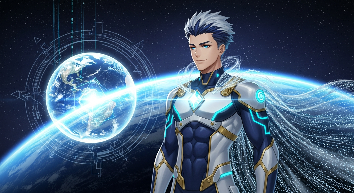 資本主義のその先へ！テック・シャーマンが説く新時代の生存戦略と精神の変容 - 導入 イラスト