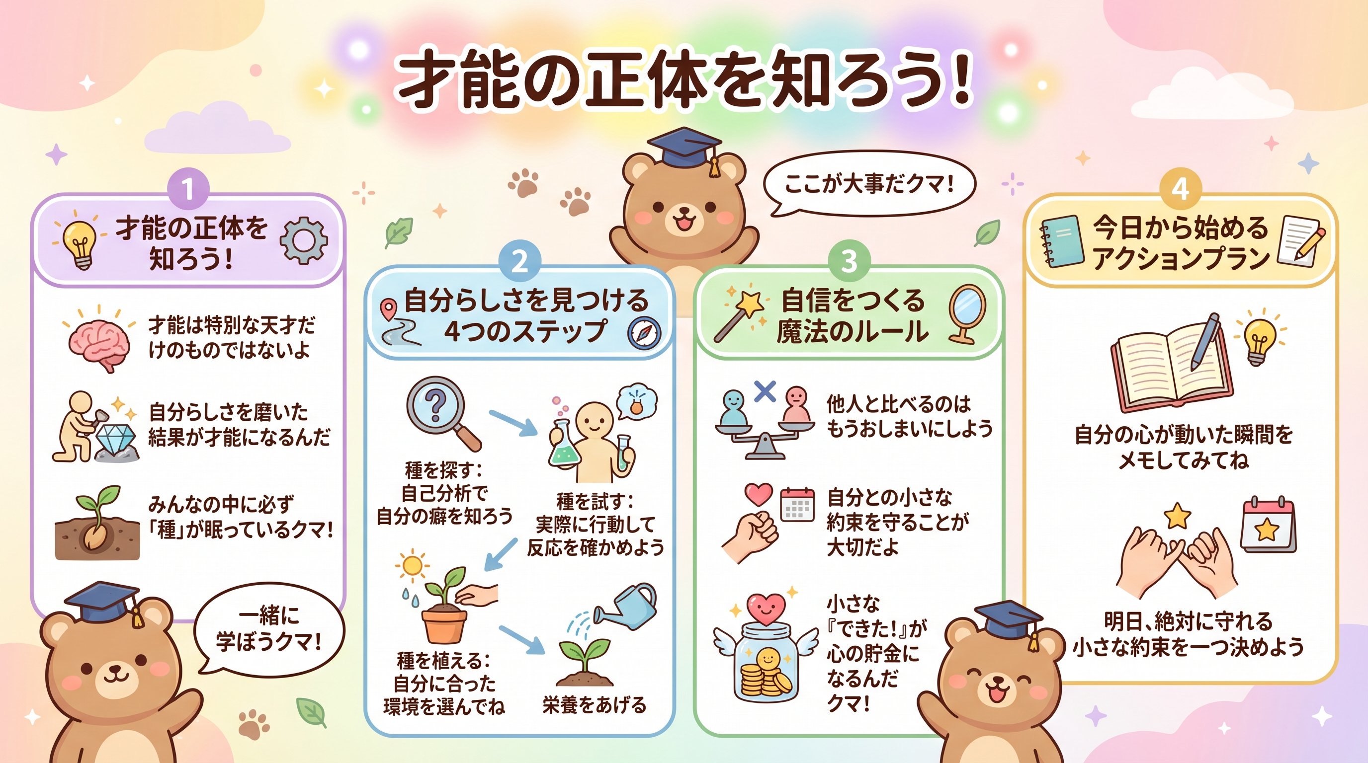 才能の正体を知ろうを要約 - まとめ図解要約 (manabi)
