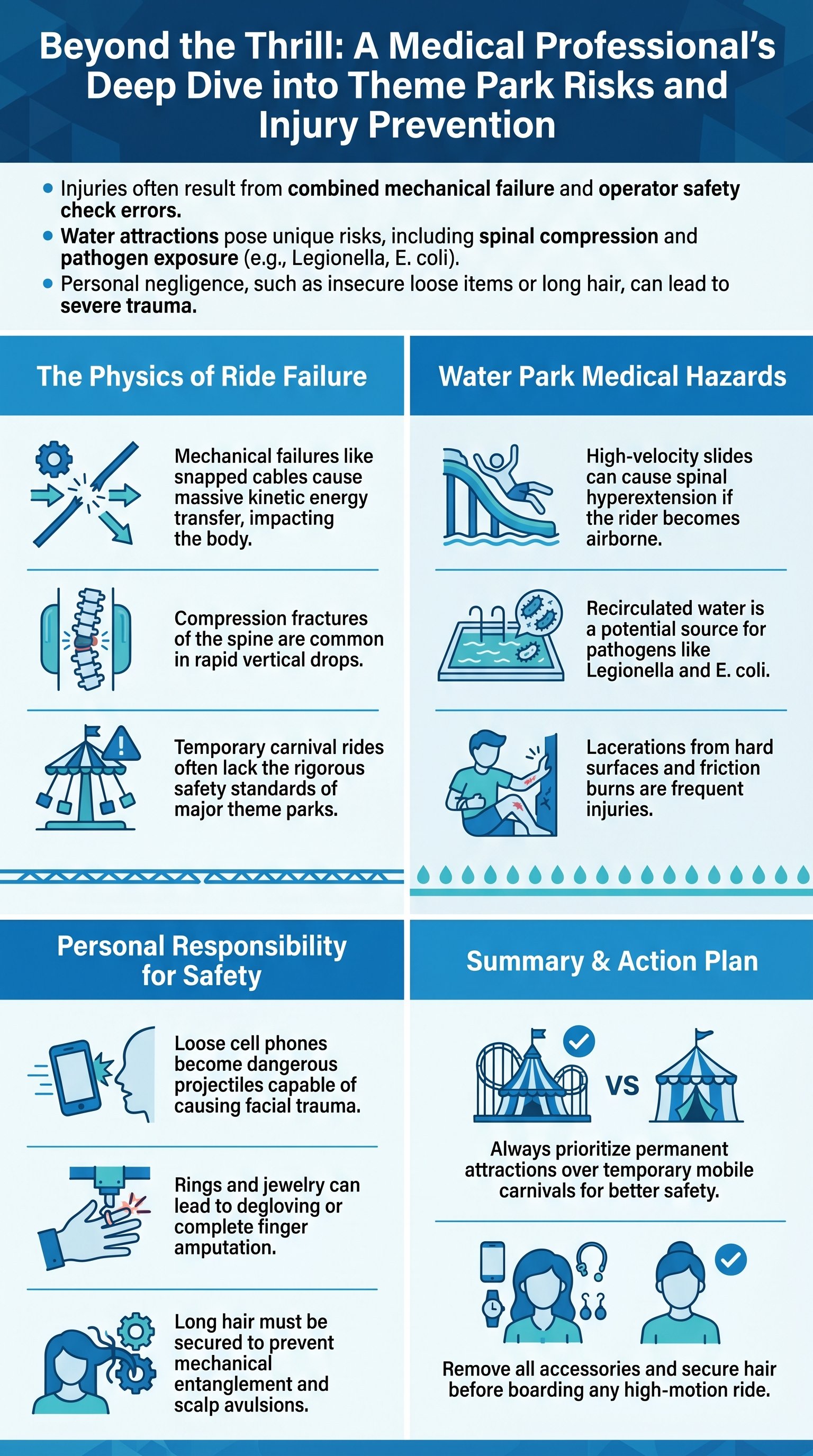 Beyond the Thrill: A Medical Professional's Deep Dive into Theme Park Risks and Injury Prevention - 1分でわかるスライド要約 (manabi)