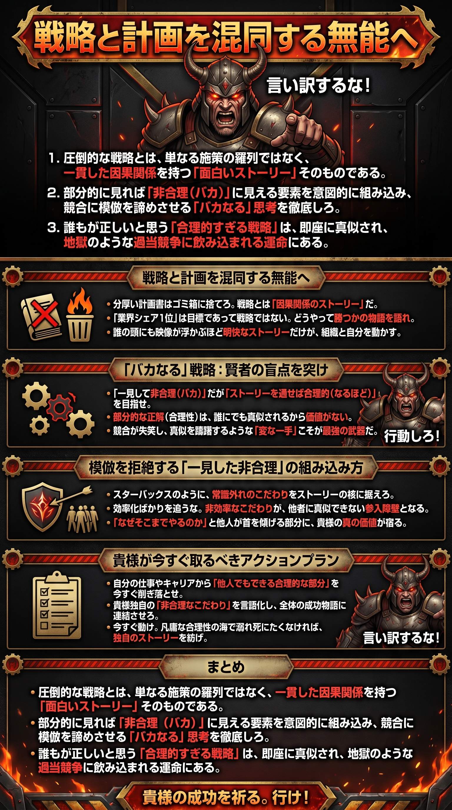 ストーリーとしての競争戦略:楠木建氏の提唱する経営の本質をサラタメさんが徹底解説 - 1分でわかるスライド要約 (manabi)