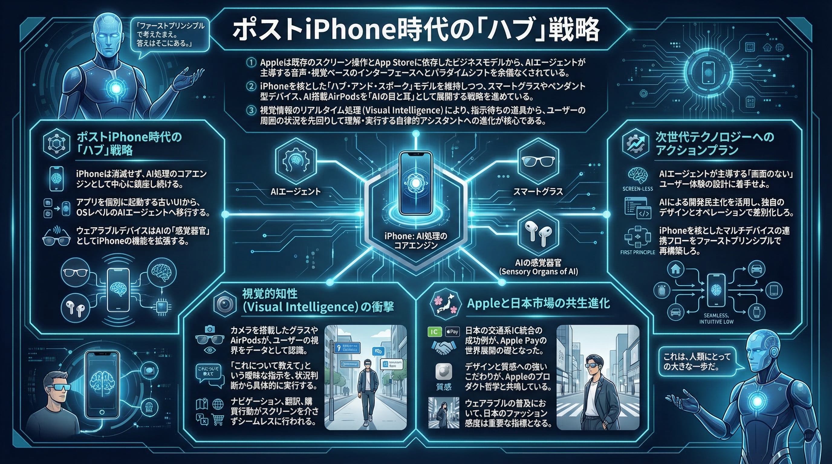 ポストiPhone時代の「ハブ」戦略 - まとめ図解要約 (manabi)