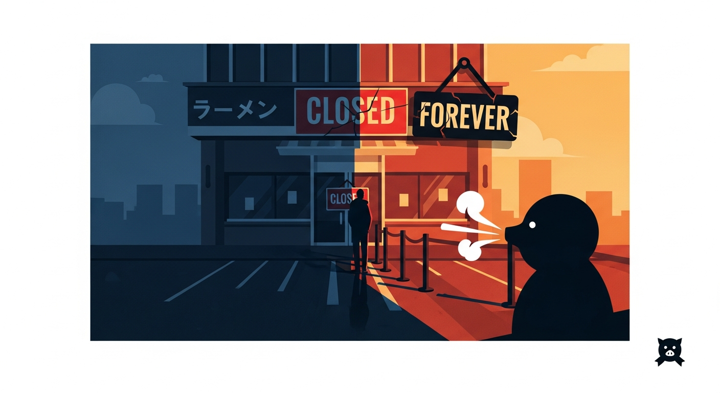 評判集客の限界を知るブー！ - 導入 イラスト