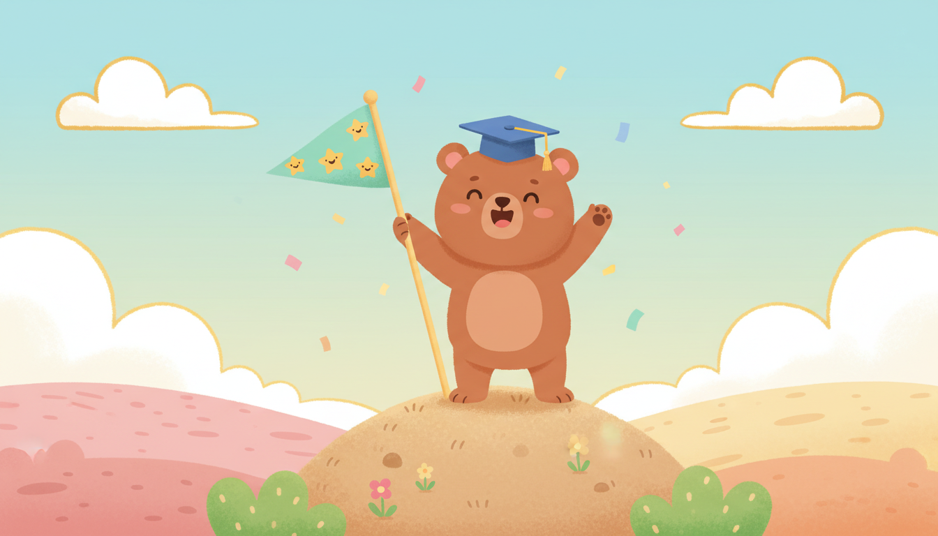 夢への第一歩！2025年度行政書士試験の合格をお祝いする最高の1日 - まとめ イラスト