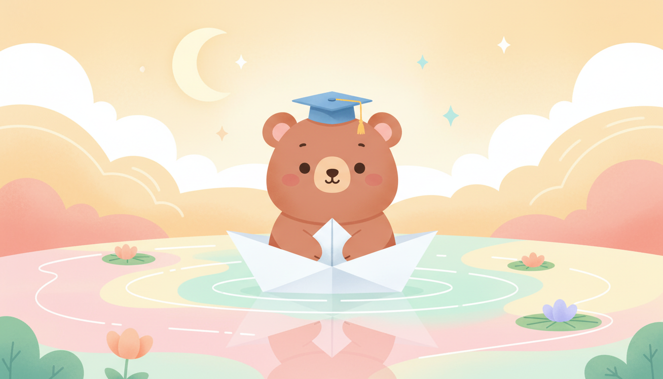 大企業から独立！弁理士資格で手に入れる「自分だけのボート」と未来の安心 - 導入 イラスト