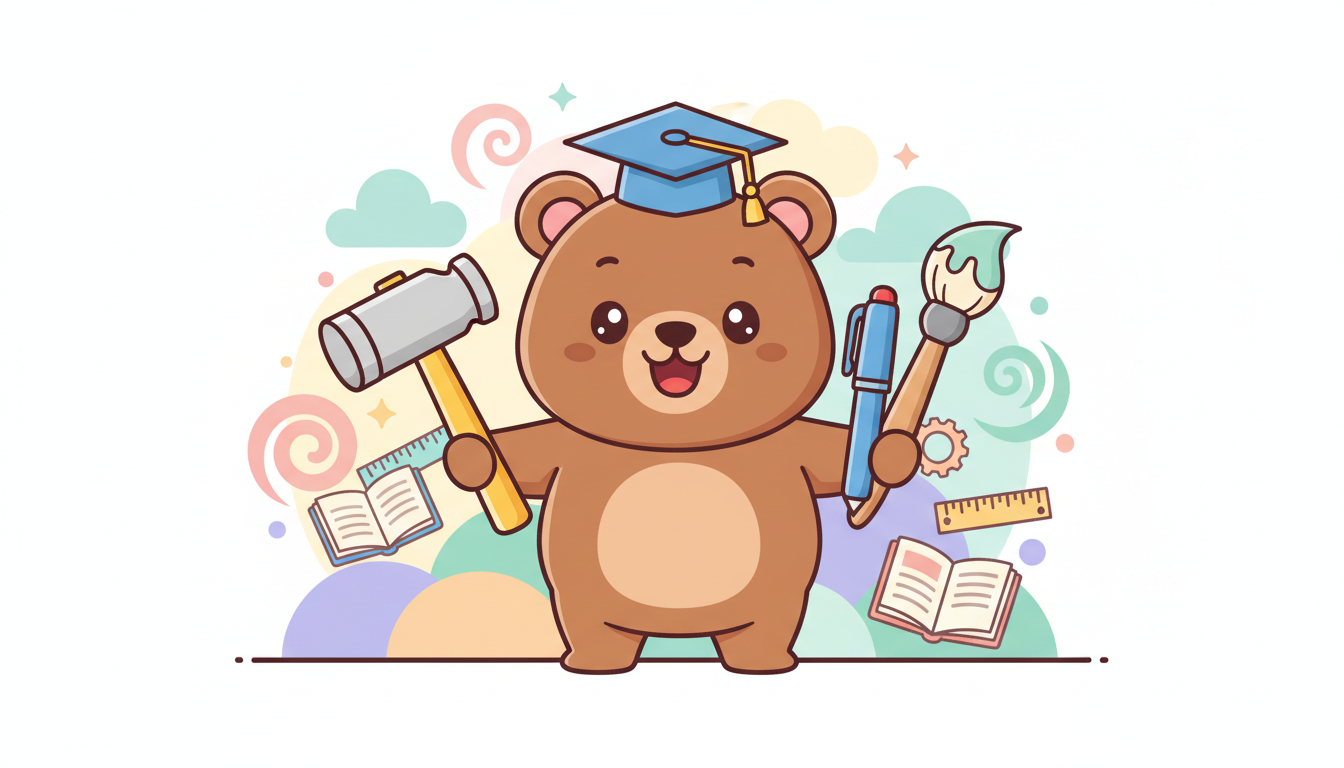 Why Exploring Many Different Interests Is Actually Your Greatest Superpower for Success, Kuma! - 導入 イラスト
