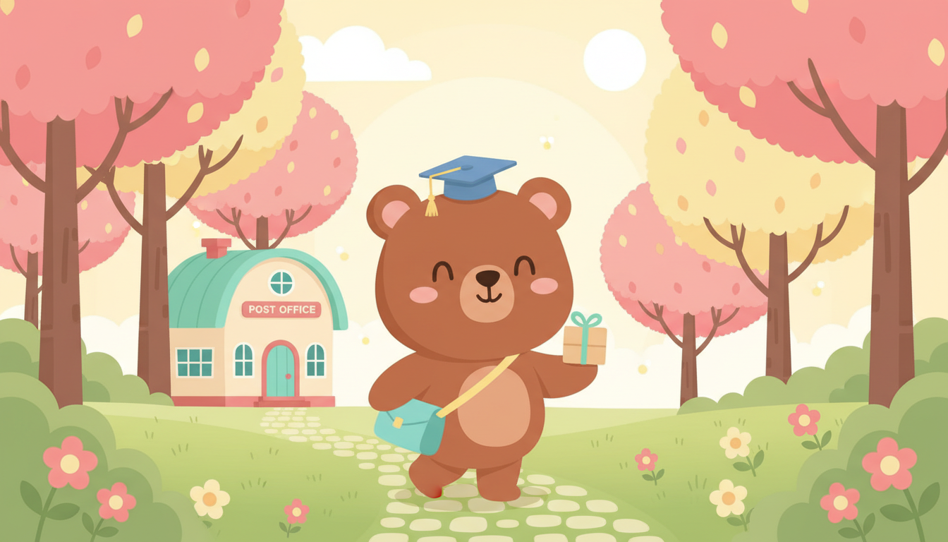 宅建試験で役立つ！印紙税の基本と実務の裏ワザをまなびクマが解説 - 導入 イラスト