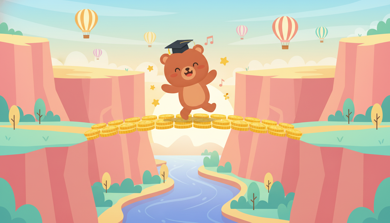 2026年の新NISAはどうする？まなびクマと選ぶおすすめ3つの投資戦略 - 本論 イラスト