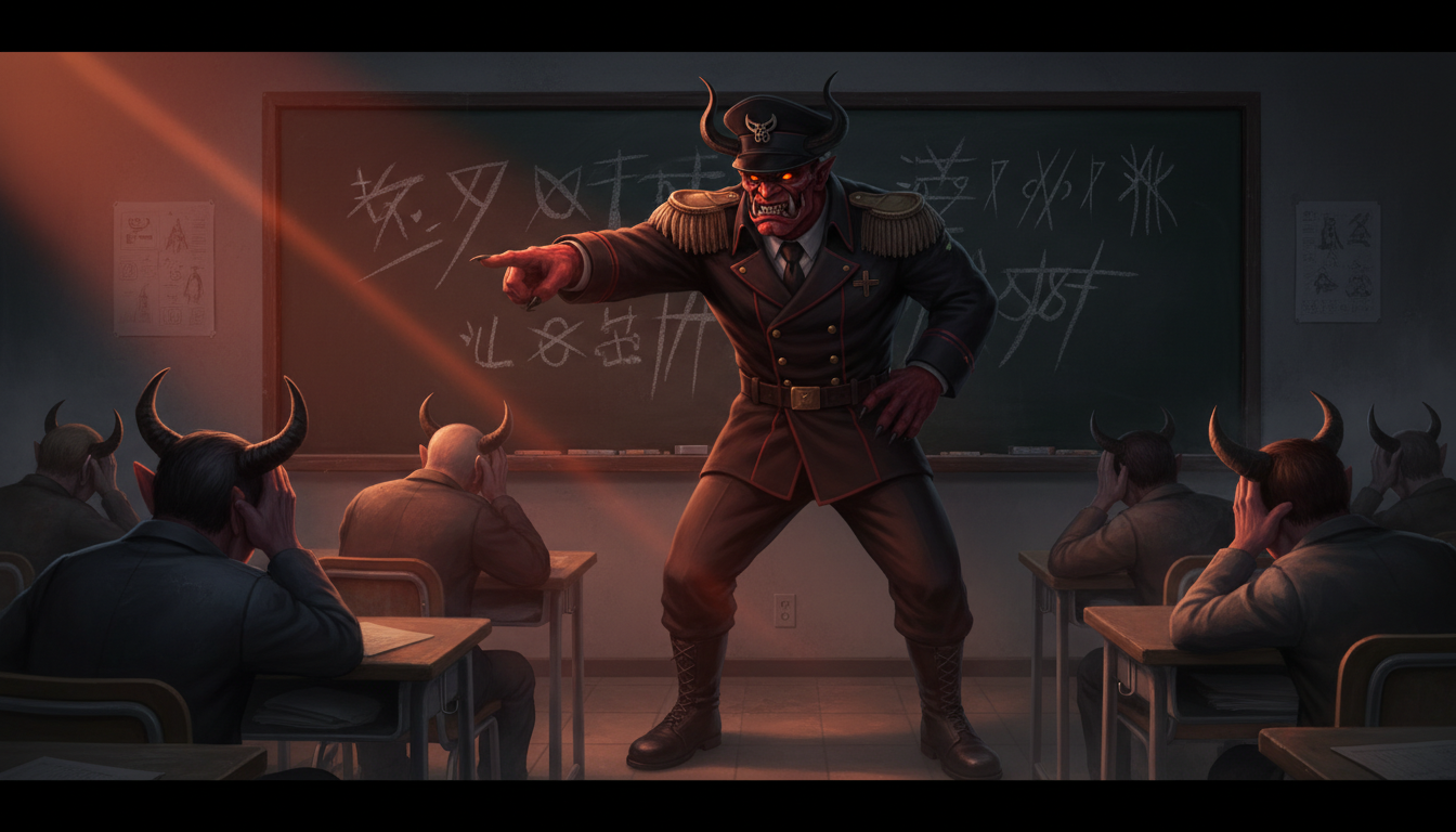 英語学習の敗北者に告ぐ！文法書を10周して知識の引き出しを完成させる地獄の修練 - 本論 イラスト