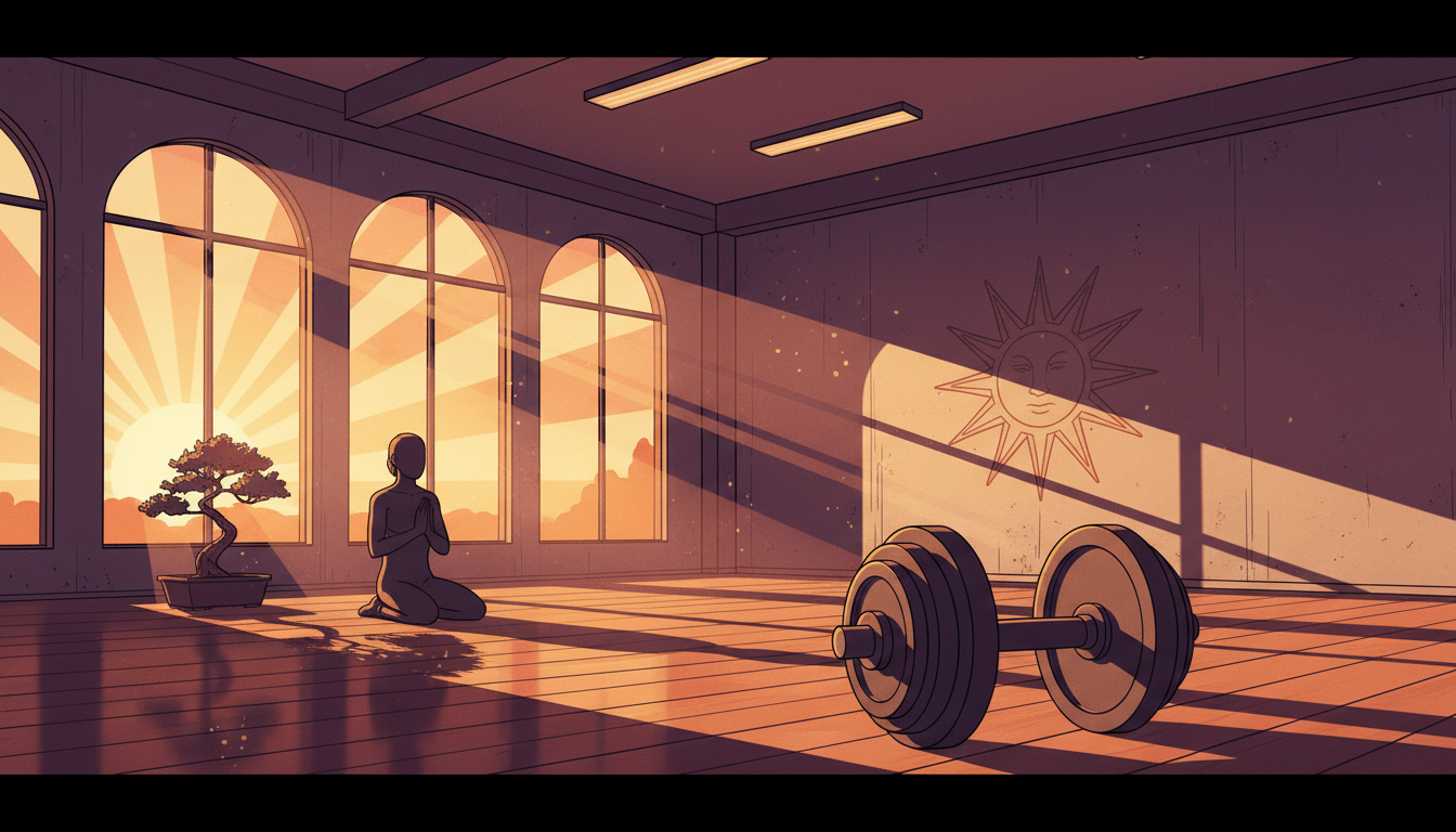 Transformation Through Precision: A 100-Day Odyssey from Novice to Competitive Powerlifter - 導入 イラスト